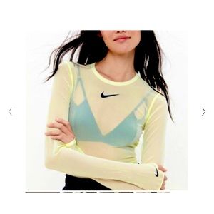 Neon Nike Mesh Bodysuit XS NWT